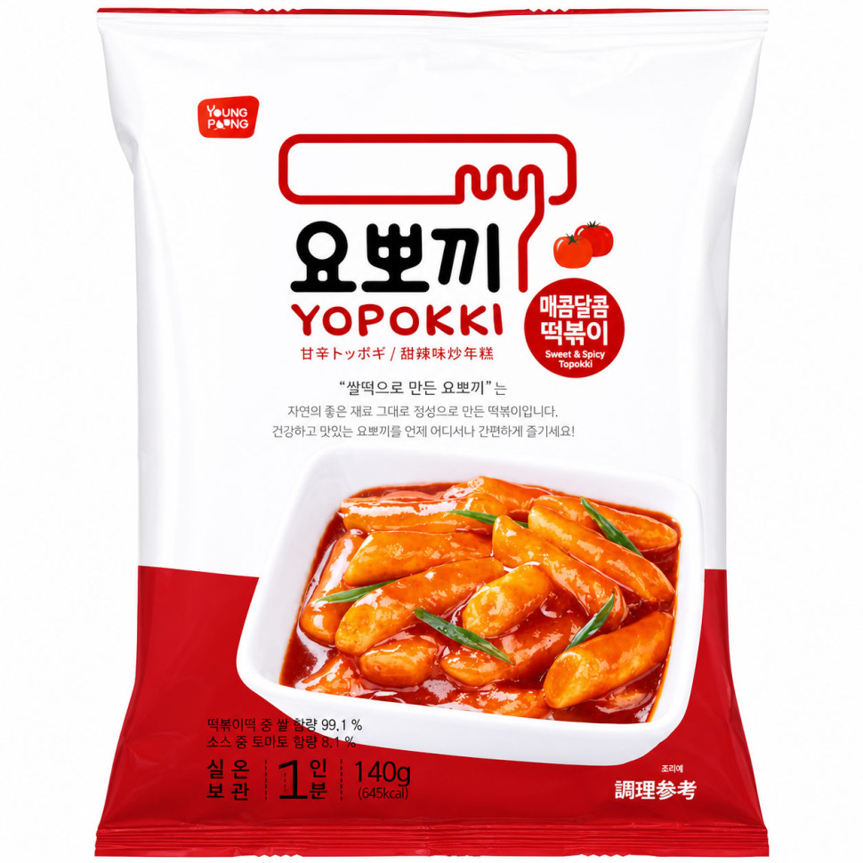 Токпокки остро-сладкие Yopokki 140г