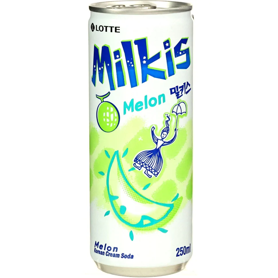 ※※みるきぃ※※ Купити Напій газований Milkis Диня LOTTE 250мл за ціною 46 грн. в