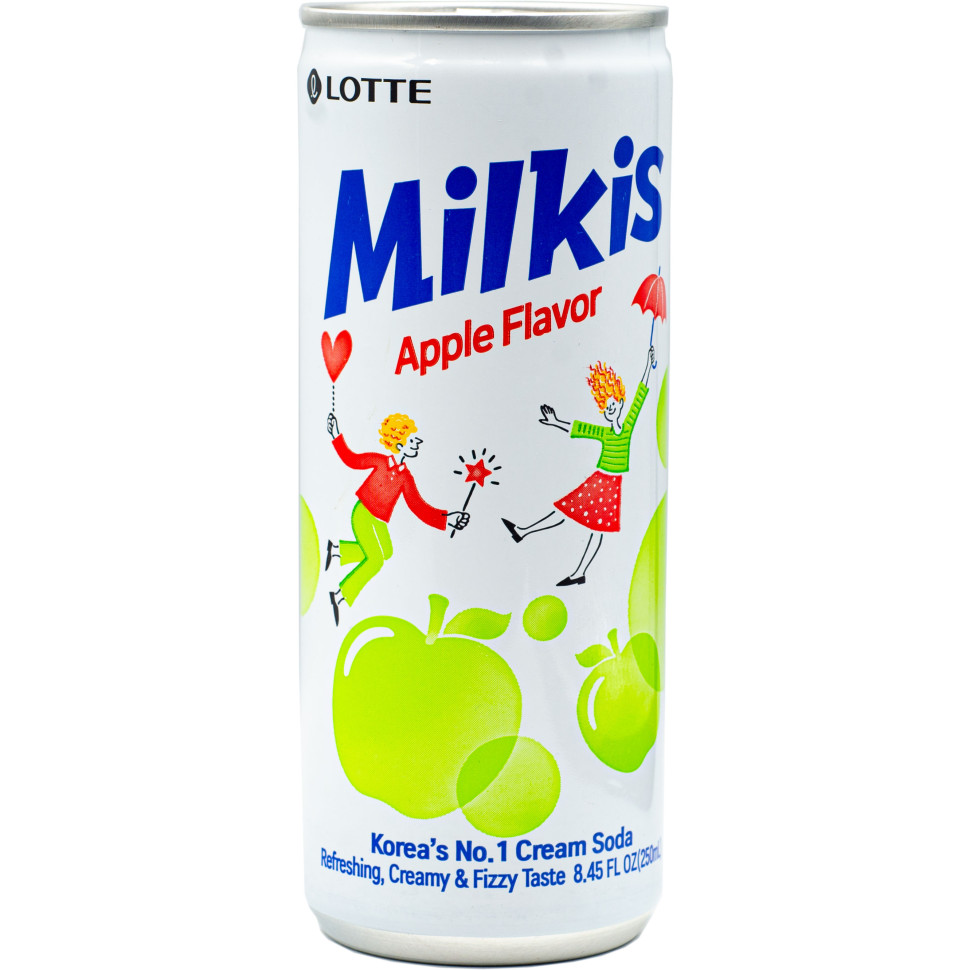 Напій газований Milkis Яблуко LOTTE 250мл