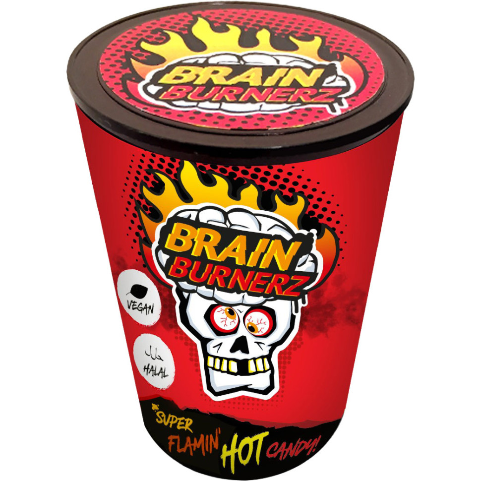 Льодяники Brain Burnerz Супер гострі (рівень 5) 48г