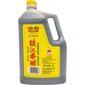 Рисовый уксус Chinkiang темный Heng Shun 3л