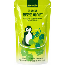 Напиток Green Grape Flavored Ade Cantabile 230мл