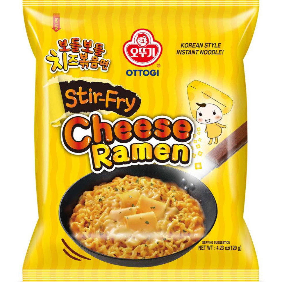 Лапша рамен с сыром Stir-Fry Ottogi 120г