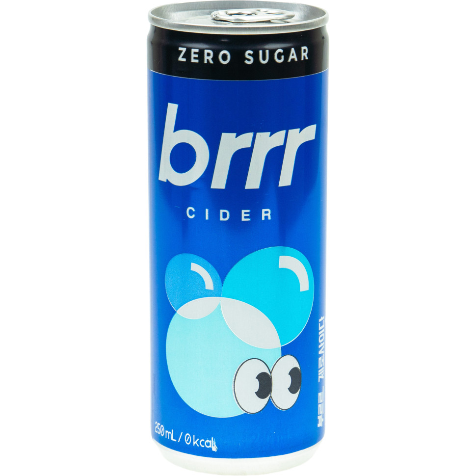 Напиток газированный Brrr Zero Cider без сахара Ilhwa 250мл