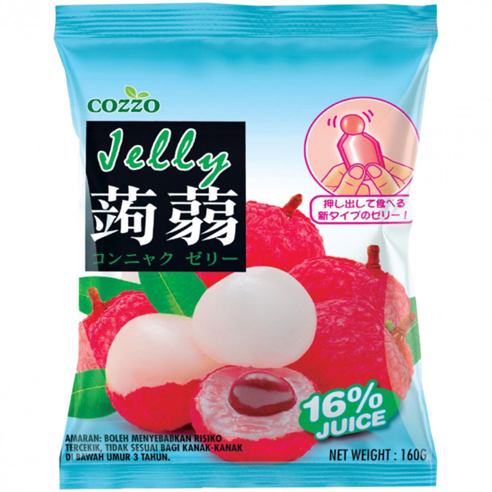 Желе порционное из конняку со вкусом личи Cozzo 160г