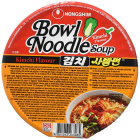 Суп рамен Кимчи в тарелке Nongshim 86г
