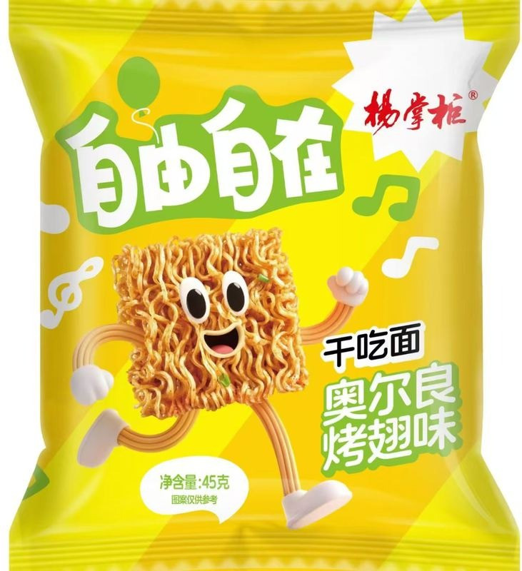 Снек рамен со вкусом Крылышек по-орлеански Yangzhanggui 45г