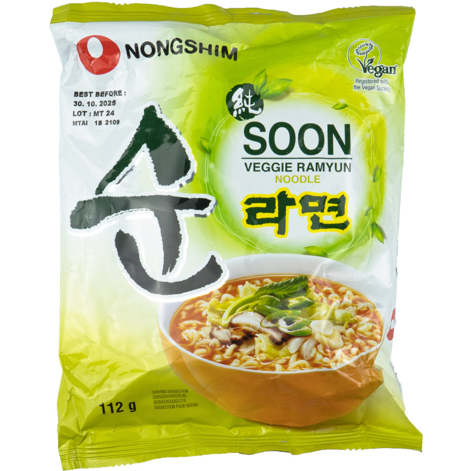 Суп Сун Рамен вегетарианская Nongshim 112г