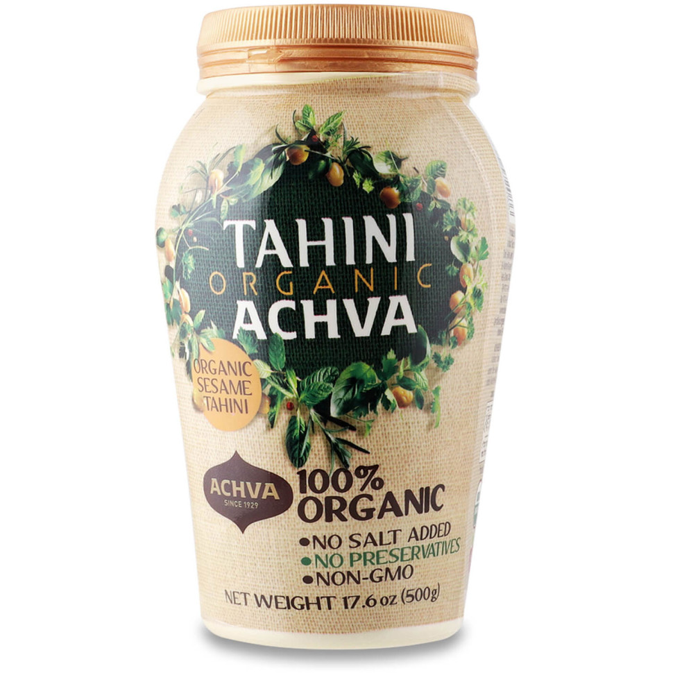 Кунжутная Тахини Achva Organic 500г
