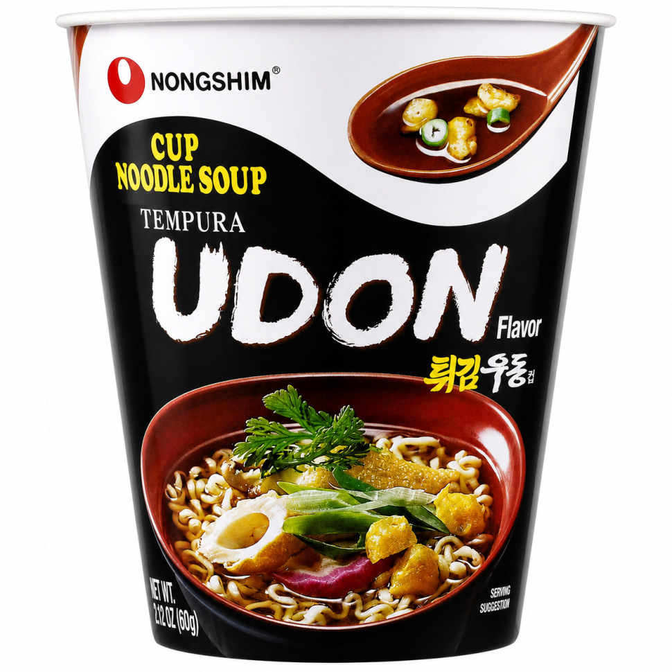 Суп рамьон Темпура Удон у стакані Nongshim 62г