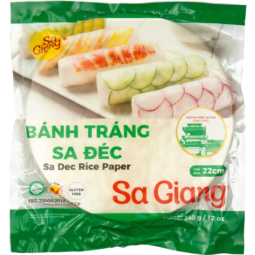 Рисовий папір 22cм Sa Giang  340г 