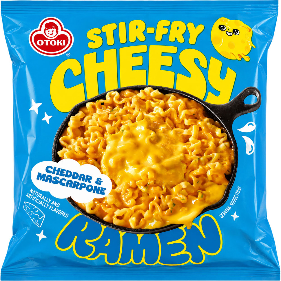 Лапша рамен Cheesy Ramen Чеддер и Маскарпоне Otoki 110г