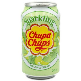 Напій газований Диня з вершками Chupa Chups 345мл