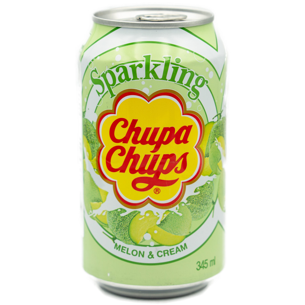 Напій газований Диня з вершками Chupa Chups 345мл