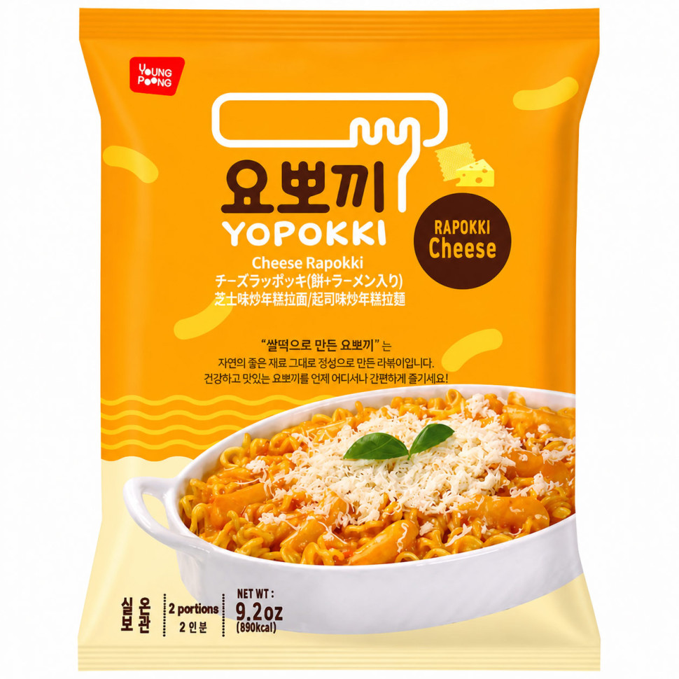 Рапокки со вкусом сыра Yopokki 260г