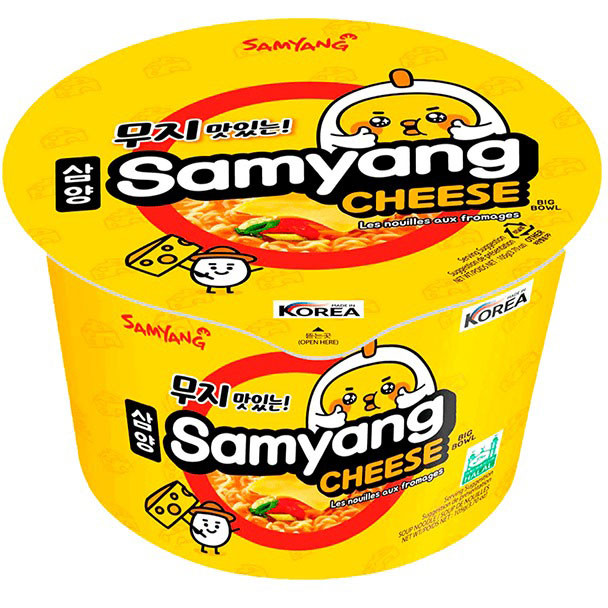 Суп рамен сырный Samyang в миске 105г