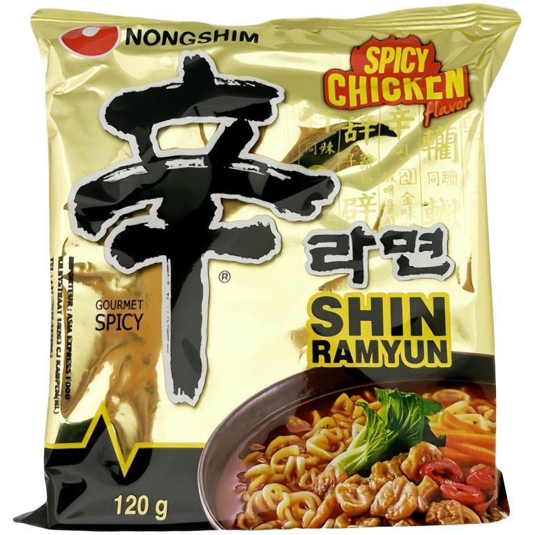 Суп Шин Рамен со вкусом острой курицы Nongshim 120г