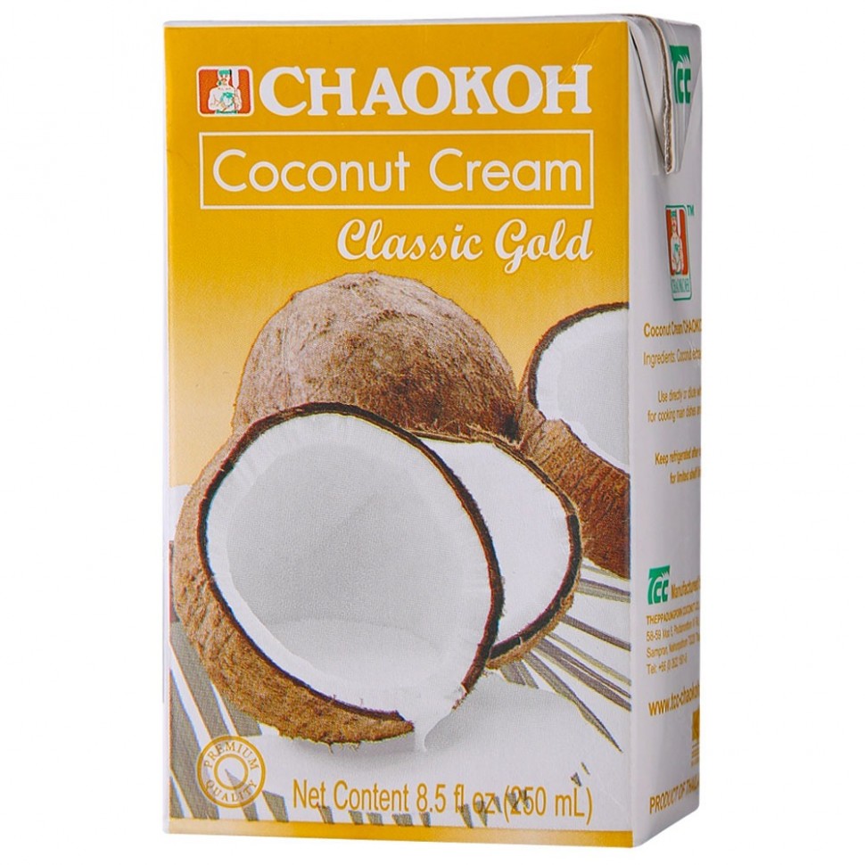 Вершки кокосові Chaokoh 250мл