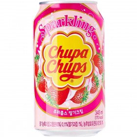 Напій газований Полуниця з вершками Chupa Chups 345мл
