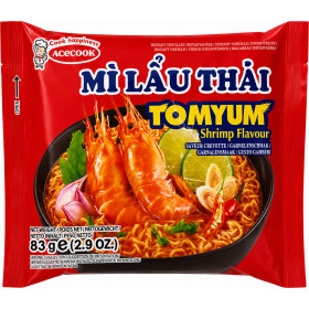 Локшина швидкого приготування Mi Lau Thai Том Ям зі смаком Креветки Acecook 83г