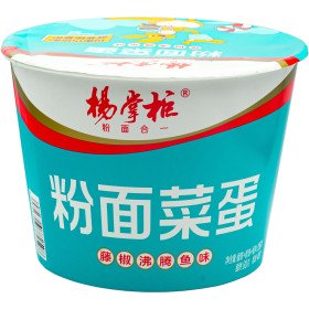 Лапша быстрого приготовления со стеклянной вермишелью со вкусом рыбы и ротангового перца Yangzhanggui 196г