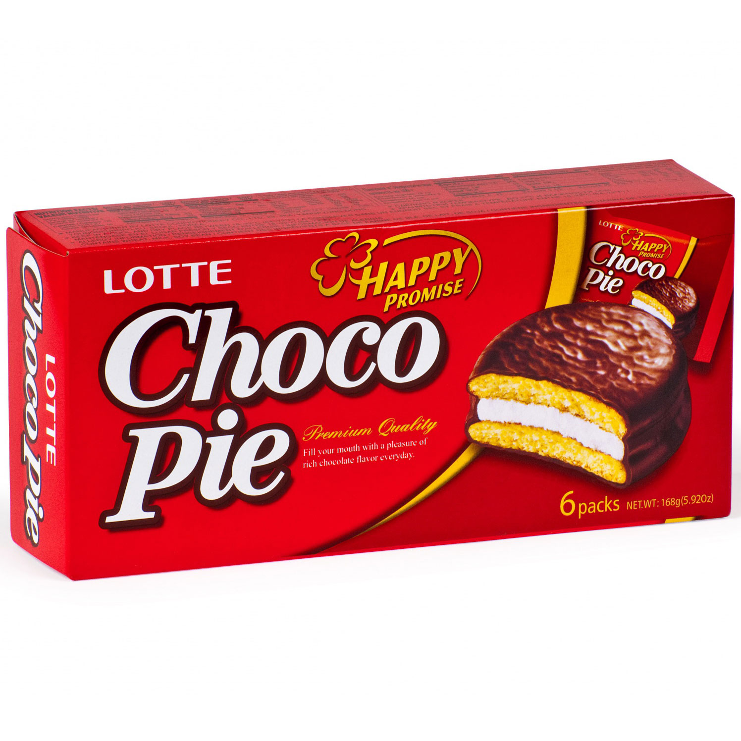 Тістечко шоколадне Choco Pie класичне LOTTE 168г