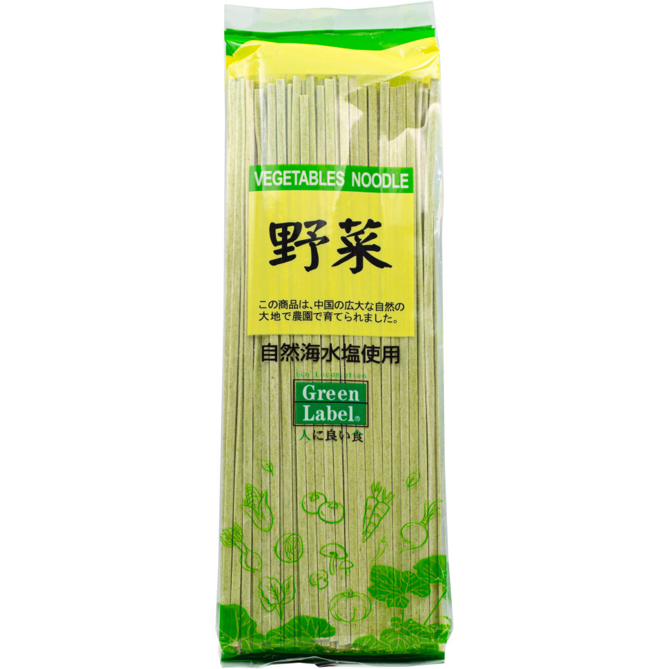 Лапша пшеничная Удон Чай Матча Green Label 300г
