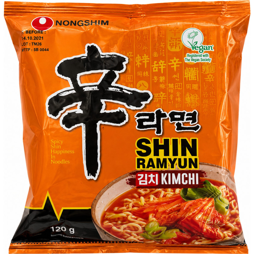 Суп рамен Кимчи Nongshim 120г