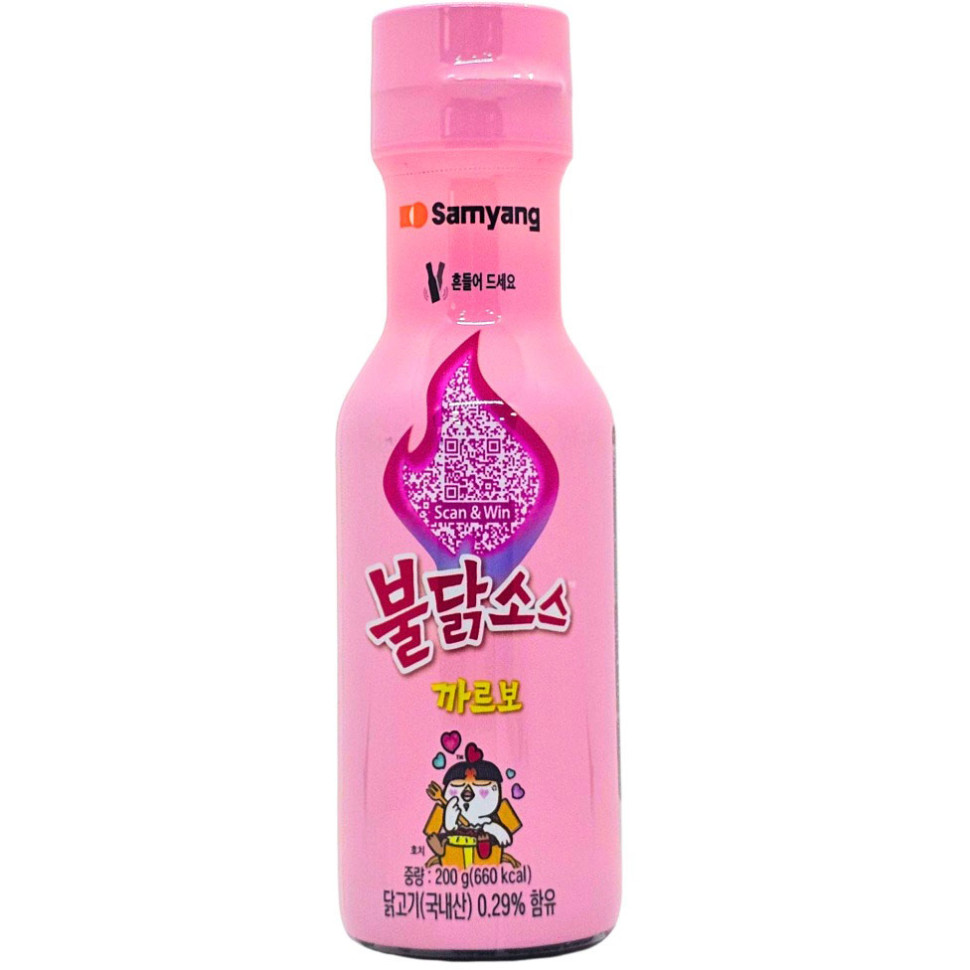 Соус Бульдак гострий Карбонара Samyang 200г